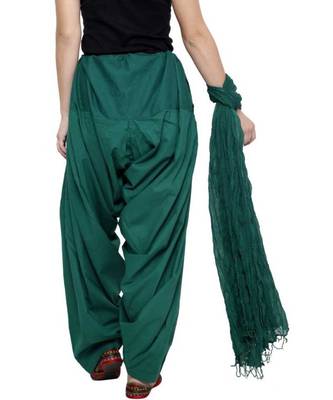 multicolor cotton Patiala with cotton Dupatta 4
