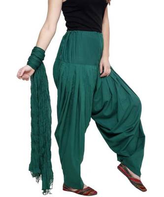 multicolor cotton Patiala with cotton Dupatta 3