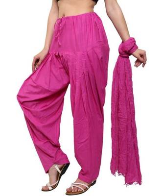 multicolor cotton Patiala with cotton Dupatta 3