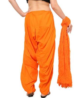 multicolor cotton Patiala with cotton Dupatta 4