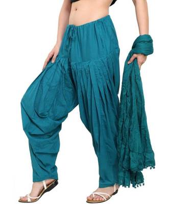 multicolor cotton Patiala with cotton Dupatta 3