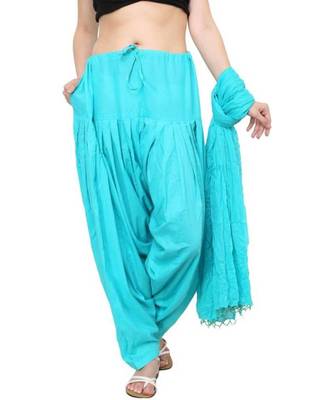 multicolor cotton Patiala with cotton Dupatta 2