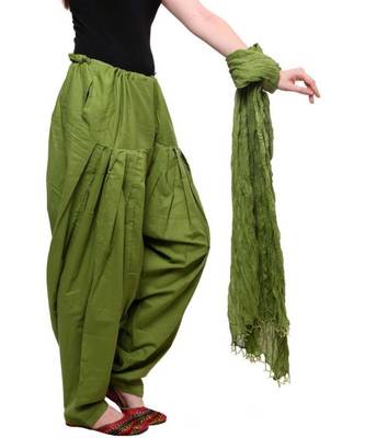 multicolor cotton Patiala with cotton Dupatta 3
