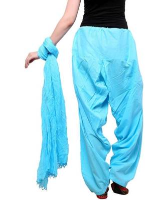multicolor cotton Patiala with cotton Dupatta 4