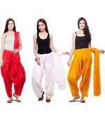 multicolor cotton Patiala with cotton Dupatta