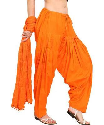 multicolor cotton Patiala with cotton Dupatta 3