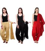 multicolor cotton Patiala with cotton Dupatta
