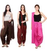 multicolor cotton Patiala with cotton Dupatta