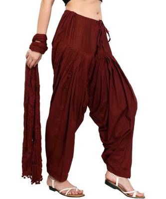multicolor cotton Patiala with cotton Dupatta 3