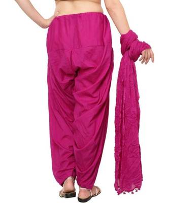 multicolor cotton Patiala with cotton Dupatta 4