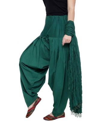 multicolor cotton Patiala with cotton Dupatta 3