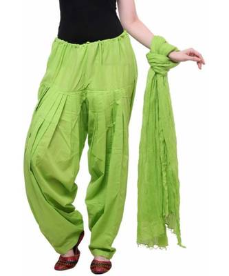 multicolor cotton Patiala with cotton Dupatta 2