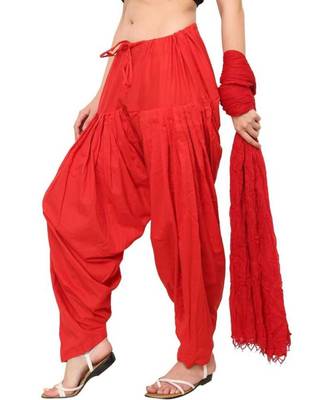 multicolor cotton Patiala with cotton Dupatta 3