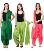 multicolor cotton Patiala with cotton Dupatta