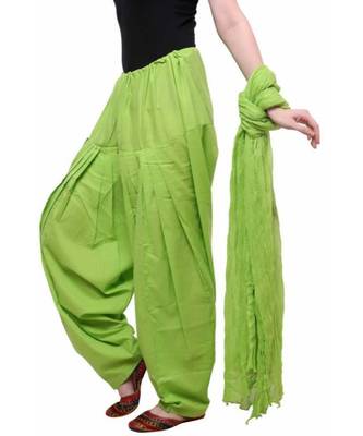 multicolor cotton Patiala with cotton Dupatta 3