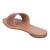 suede Stylish Embriodery blue Flat Sandal For Women