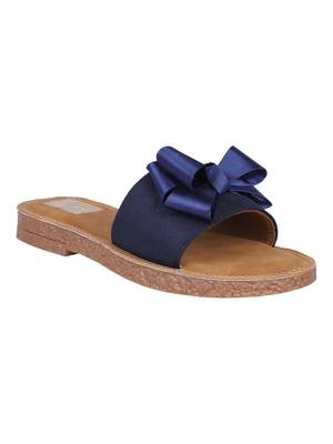 suede Stylish Fancy grey Flat Sandal For Women 1