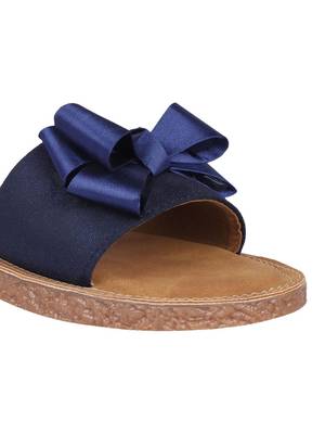 suede Stylish Fancy grey Flat Sandal For Women 5