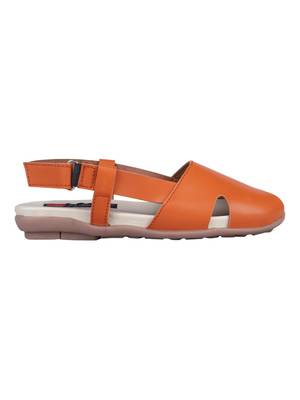 leatherette Stylish pink Flat Sandal For Women 2