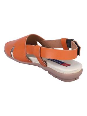 leatherette Stylish pink Flat Sandal For Women 3