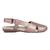 leatherette Stylish pink Flat Sandal For Women