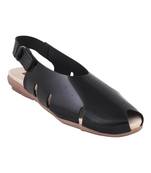 leatherette Stylish pink Flat Sandal For Women