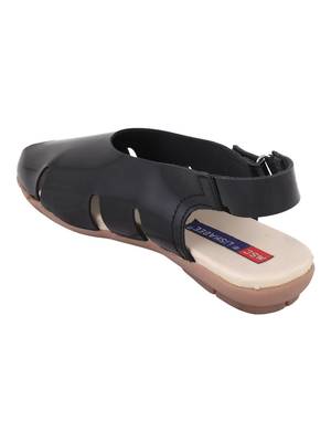 leatherette Stylish pink Flat Sandal For Women 3
