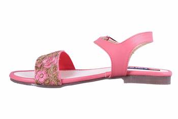 stylish fancy Pink Flat Sandals For women 3