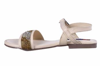 stylish fancy beige  Flat Sandals For women 3