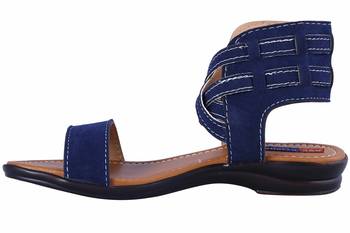 stylish fancy Blue Flat Sandals For women 3