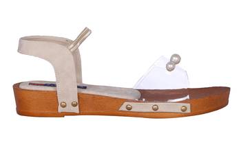 Women beige Sandals 2