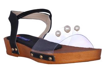 Women Black  Sandals 1