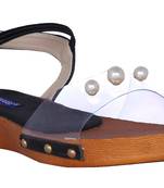 Women Black  Sandals