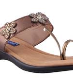 Women  Copper  one toe Sandal