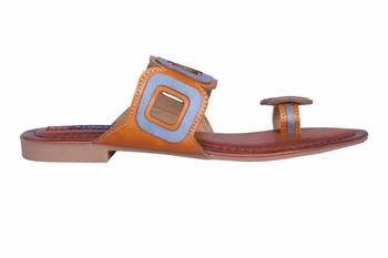 Women Tan  one toe Sandal 2