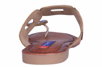 Women Tan  one toe Sandal 4
