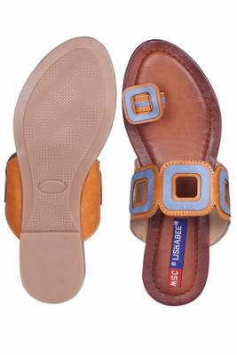 Women Tan  one toe Sandal 5