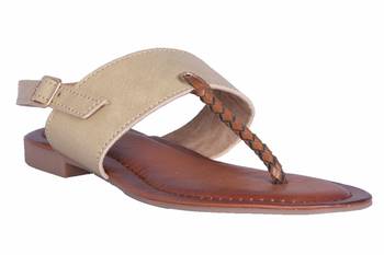Women Cream Sandal 1