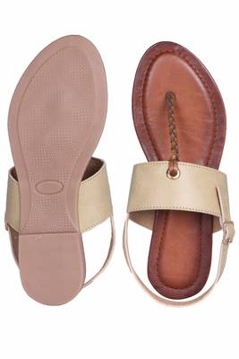 Women Cream Sandal 5