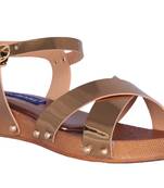 Women  Gold Sandal