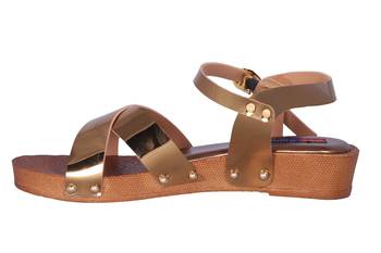 Women  Gold Sandal 3