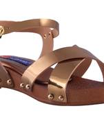 Women  Copper Sandal
