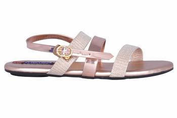 Women pink flat sandals 2