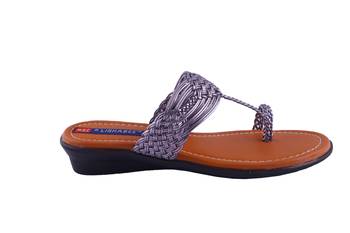 Women one toe  Grey Flats 2