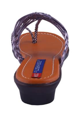 Women one toe  Grey Flats 4