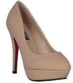 nude  stylish Fancy Heels for women pumps