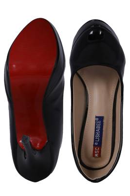 Black stylish Fancy Heels for women pumps 5