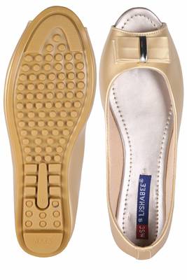 Women  Gold  slip on flat sandals 5