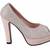 Women-Gold-platform pumps