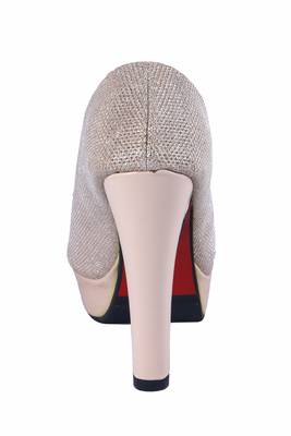 Women-Gold-platform pumps 4